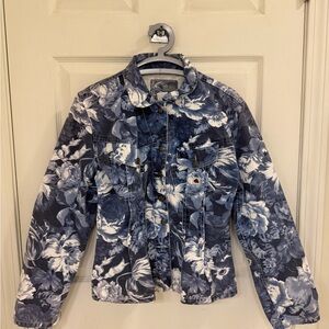 Kenzo Blue Wave Pattern Jacket